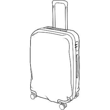 Large size suitcase
